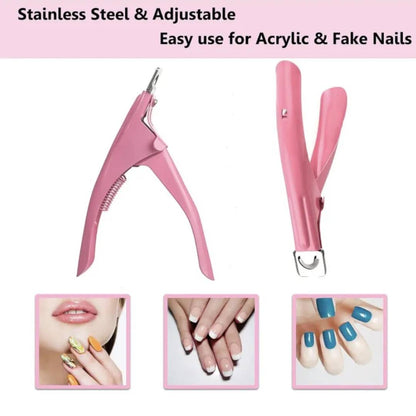 Professional Nail Clippers Tip Cutters For Acrylic False Fake Gel Nail Art Artificial Tips Edge Cutter Manicure Tool
