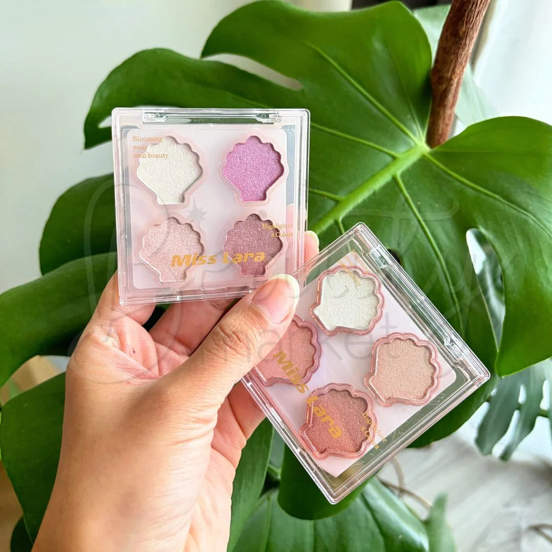 Miss Lara Mini Highlighter Palette Pack of 2