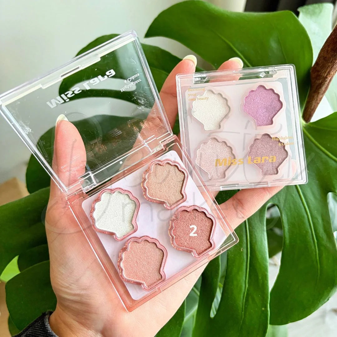 Miss Lara Mini Highlighter Palette Pack of 2