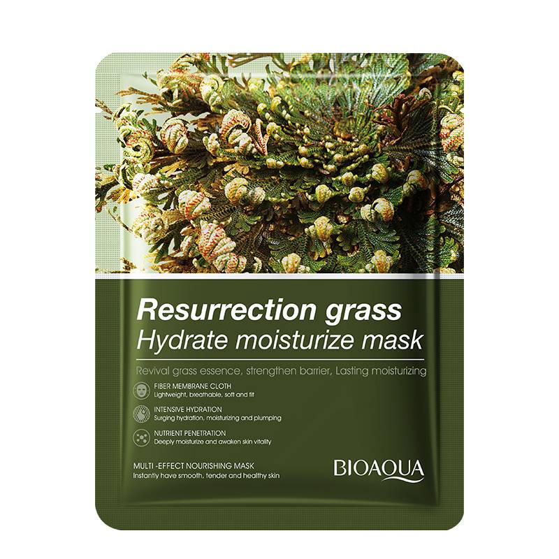 BIOAQUA Resurrection Grass Hydrate Moisturize Facial Mask Hydrating Moisturizing Mask