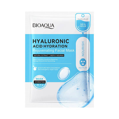 BIOAQUA Hyaluronic Acid Hydration Rejuvenating Facial Mask Hydrating Moisturizing Rejuvenating Mask