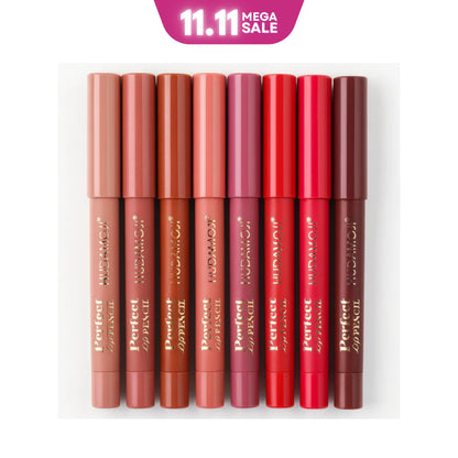 Hudamoji Lip Pencil Crayon Pefect Lip Pencil 8pcs Set