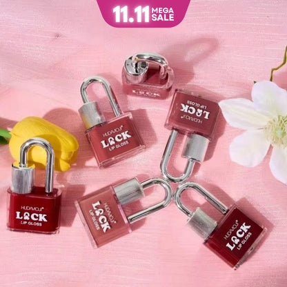Hudamoji 6pcs Lock Lip Gloss