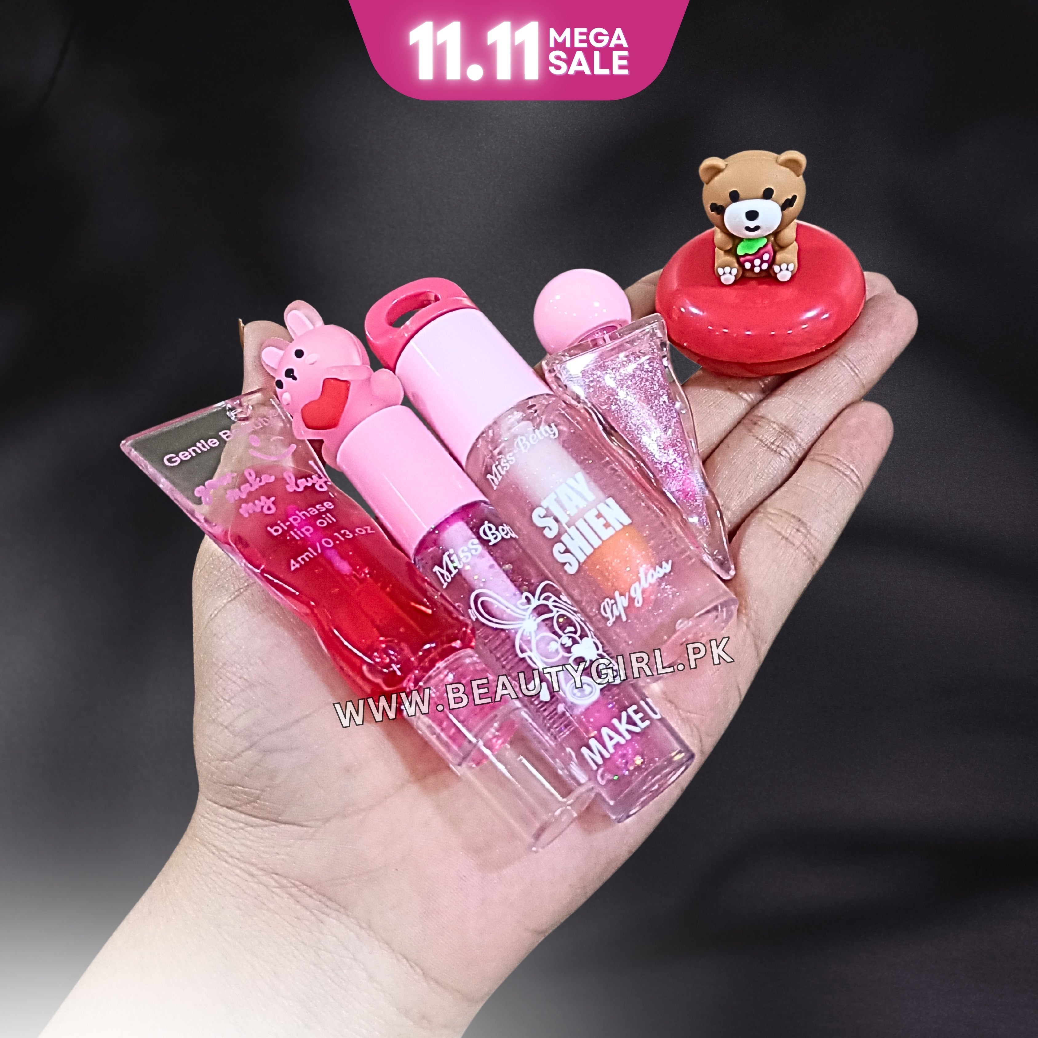 Sweet Shine Lip Collection Glossy Bunny Lip Love Set