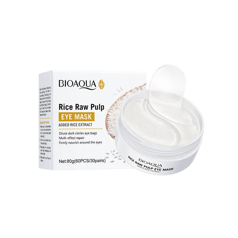 Bioaqua Rice Raw Pulp Dilute Dark Circles Eye Bags Eye Mask Jar