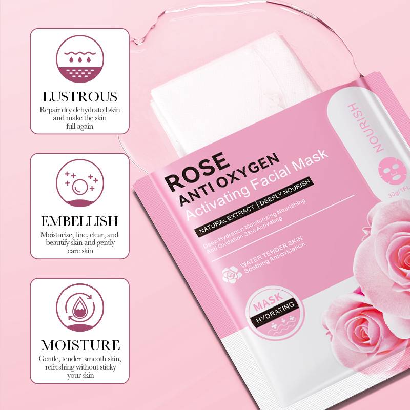 Bioaqua Rose Anti Oxygen Activating Nourish Facial Sheet Mask