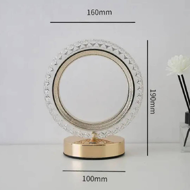 Round Shape Crystal Table Lamp Luxury Modern Crystal Lamp Decoration Light