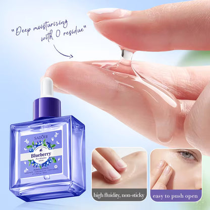 Sadoer Blueberry Hyaluronic Acid Face Serum Facial Essence Moisturizing Firming Nourishing Facial Serum For Face Skin Care