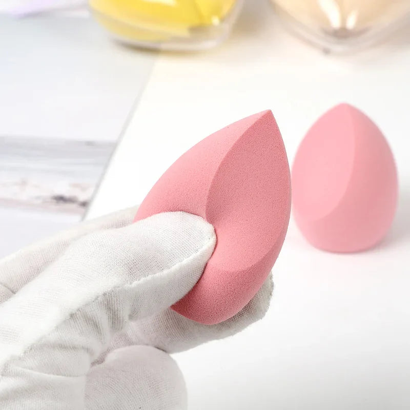 2in1 Cute Makeup Blender Puff Sponges Set With Heart Shape Box