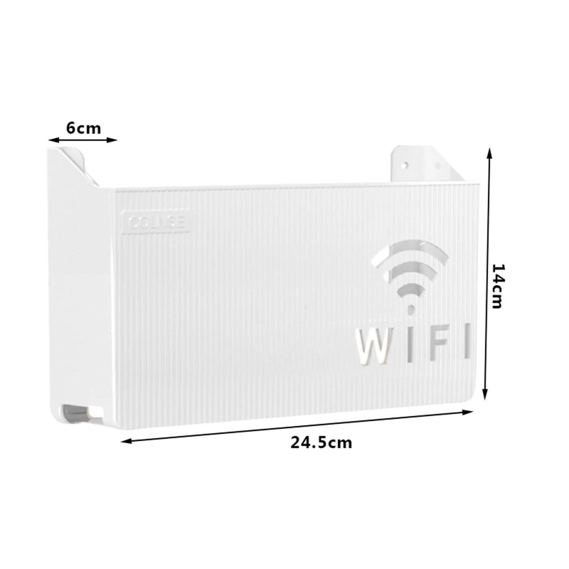 Wall Mounted Wifi Router Holder Storage Box