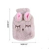 Hot Water Bottle Cover Soft Rabbit Knitted Cozy Plush Cover Bag