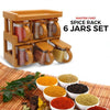 Master Chef Spice Rack With 6 Jar Set