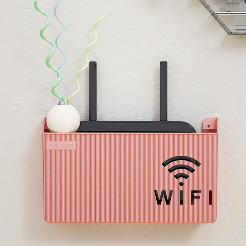 Wall Mounted Wifi Router Holder Storage Box