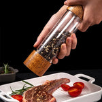 Wooden Salt and Pepper Grinder Crusher Shaker Wood And Acrylic Material