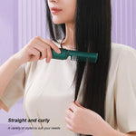 Mini 2in1 Professional Wireless Rechargeable Hair Straightener Curler Comb