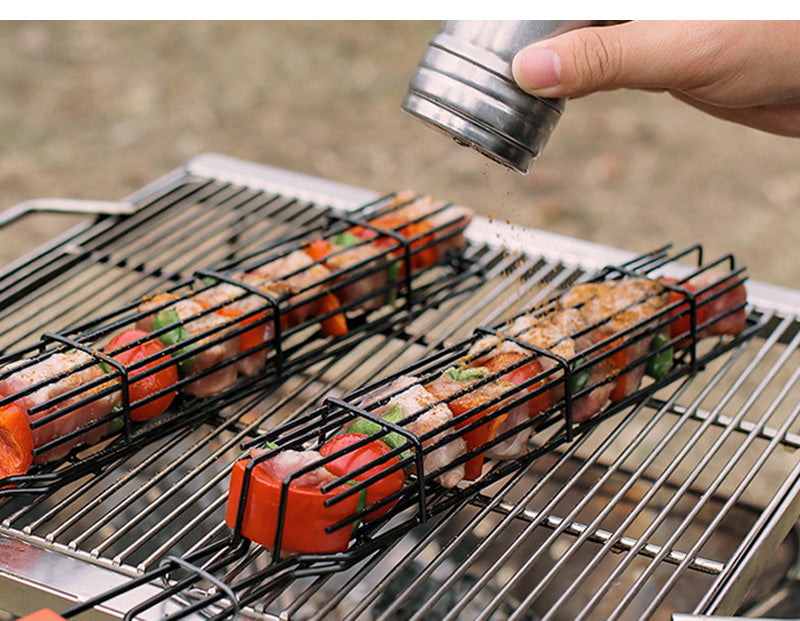 Portable BBQ Grill Basket Stick