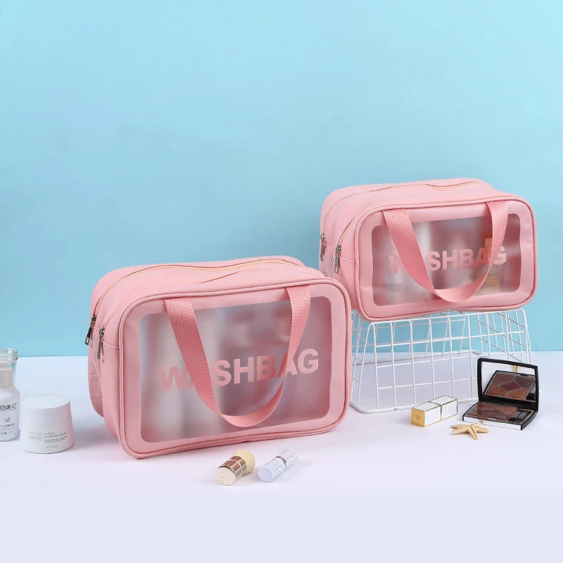 Double Layer Waterproof Travel Cosmetic Washbag Organizer