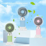 Rechargeable New Mini Portable Fan With Mobile Stand High Quality