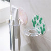 Wall Mounted Round Shape Toothbrush And Paste Holder