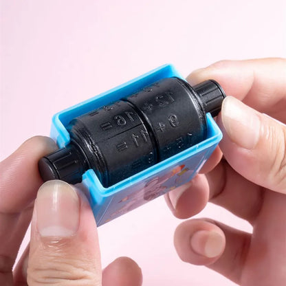 Reusable Digital Teaching Roller Stamp Addition and Subtraction Roller Stamp Within 100 Teaching Mathematics Practice Questions