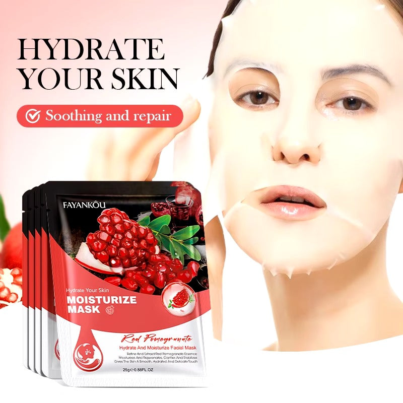 FAYANKOU Red Pomegranate Hydrate And Moisturize Facial Mask