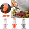 Extruded Silicone BBQ Oil Brush With Acrylic Bottle