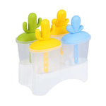 Ice Cream Popsicle Mold DIY Homemade Popsicle Box with Plastic Sticks