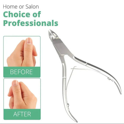 Stainless Steel Cuticle Nipper 4inch” Dull Removing Dead Skin Premium Quality