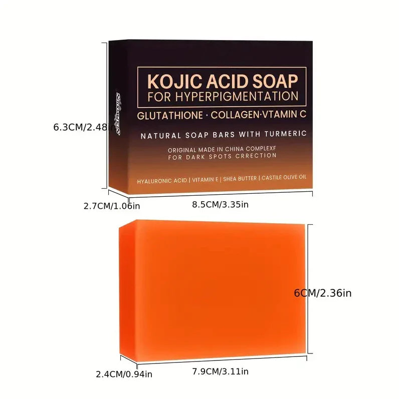 Kojic Acid Soap For Hyperpigmentation Glutathione Collagen Vitamin C