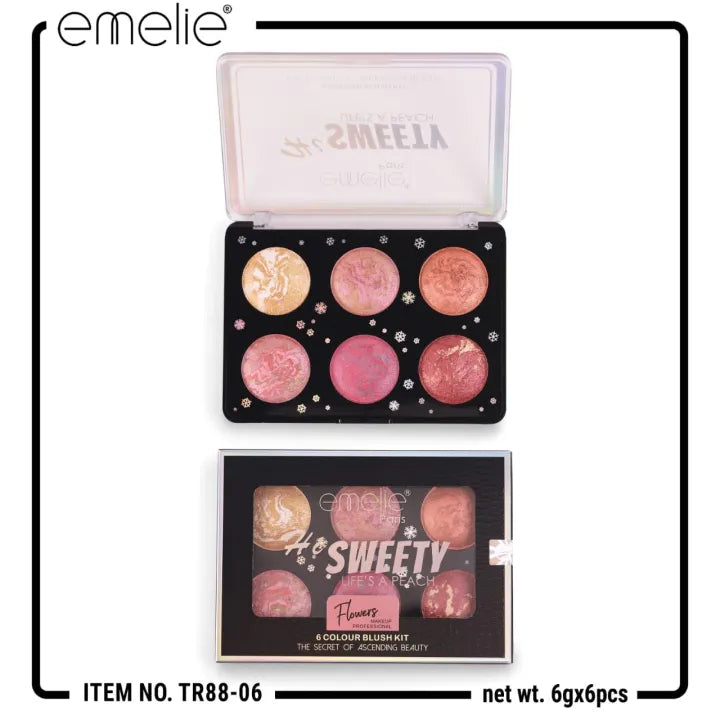 Emelie Paris Hi Sweety Blush & Highlighter Palette