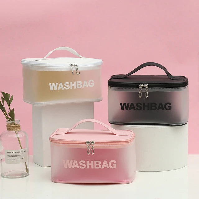 Multipurpose Wash Bag Letter Graphic Waterproof Makeup Bag