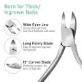 Stainless Steel Toe Nail Cutter Pedicure Feet Care Thick Nail Cutter Pedicure Tool Nail Art Clipper