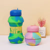 Silicone Folding Water Bottle Leakproof Collapsible