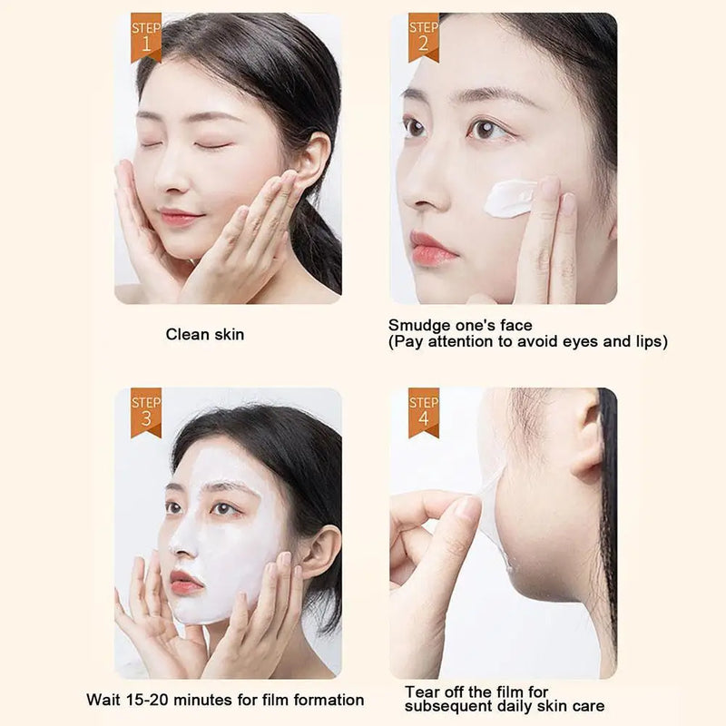 Retinol Gold Facial Mask Tear Off Mud Film Moisturizing Skin Care 100g