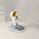 Astronaut Plastic Spacesuit Figurine Mobile Phone Holder Desktop Decoration Mobile Stand Abs Lazy Bracket