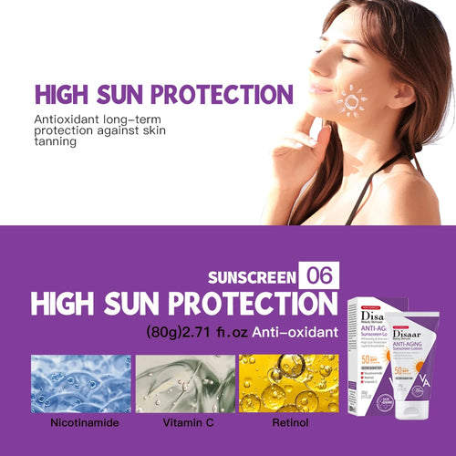 Disaar VA Anti Aging Sunscreen Lotion SF50 PA+++ UVA/UVB