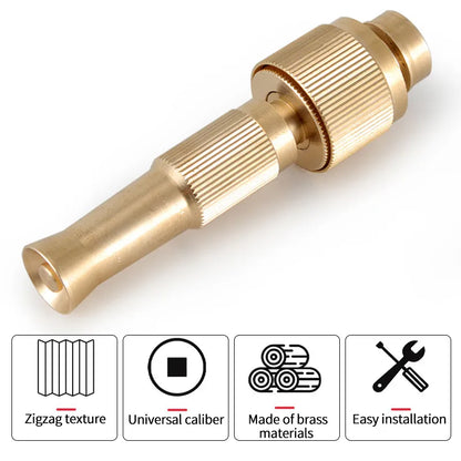 High Pressure Brass Nozzle Full Copper Material Integrated Direct Water Spray Nozzle Gun (high return)