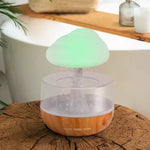 Raining Cloud Night Light Aromatherapy Essential Oil Diffuser Humidifier Relaxing Mood Water Drop Sound