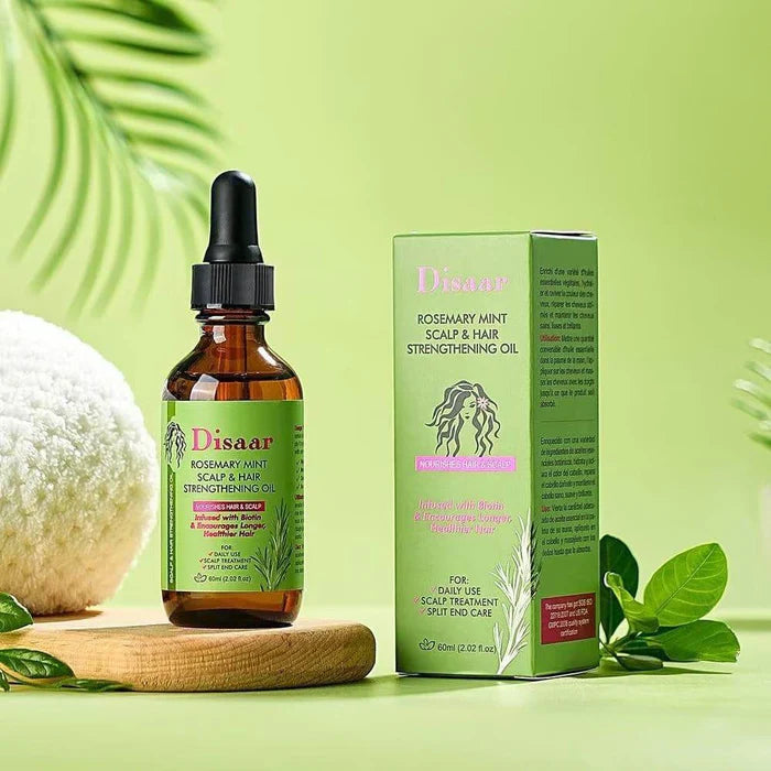 DISAAR Rosemary Mint Scalp and Hair Strengthening Oil 60ml