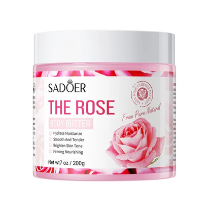 Sadoer The Rose Body Butter Brightening and Moisturizing Body Cream 200g