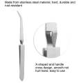 Stainless Steel Nail Tweezers Multi Purpose Function Acrylic Nails Shaping Tweezer Clip Nail Art Tool