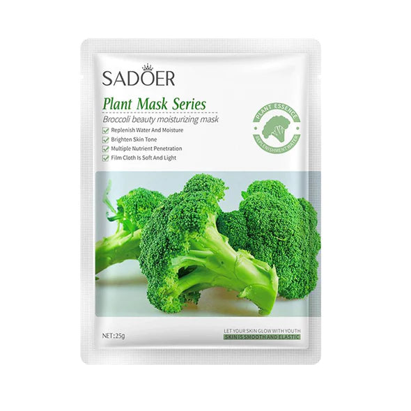 SADOER Broccoli Beauty Moisturizing Face Sheet Mask