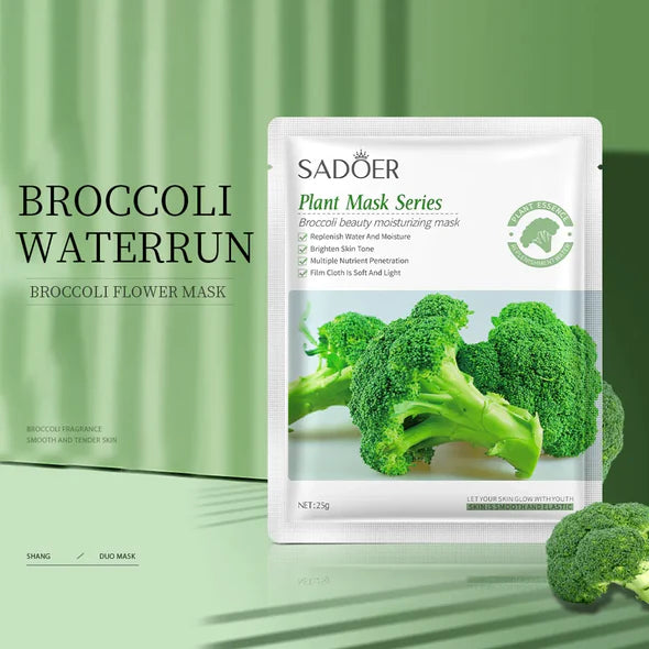 SADOER Broccoli Beauty Moisturizing Face Sheet Mask