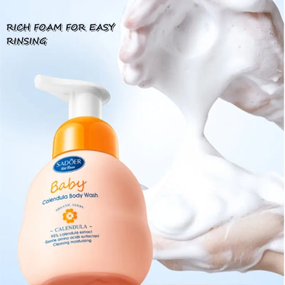 Sadoer Children's Calendula Amino Acid Mild Body Wash - 380ml