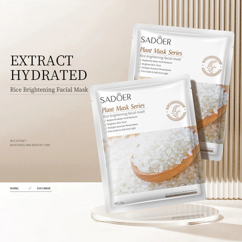 SADOER Rice Brightening Face Sheet Mask