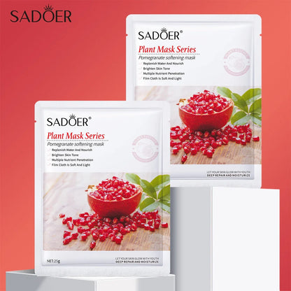 SADOER Pomegranate Softening Face Sheet Mask