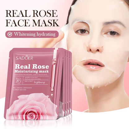 SADOER Real Rose Deep Hydration Brightening Facial Sheet Mask