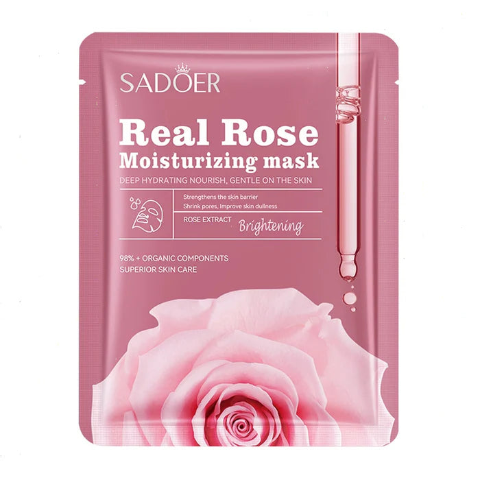 SADOER Real Rose Deep Hydration Brightening Facial Sheet Mask