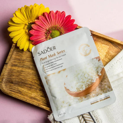 SADOER Rice Brightening Face Sheet Mask