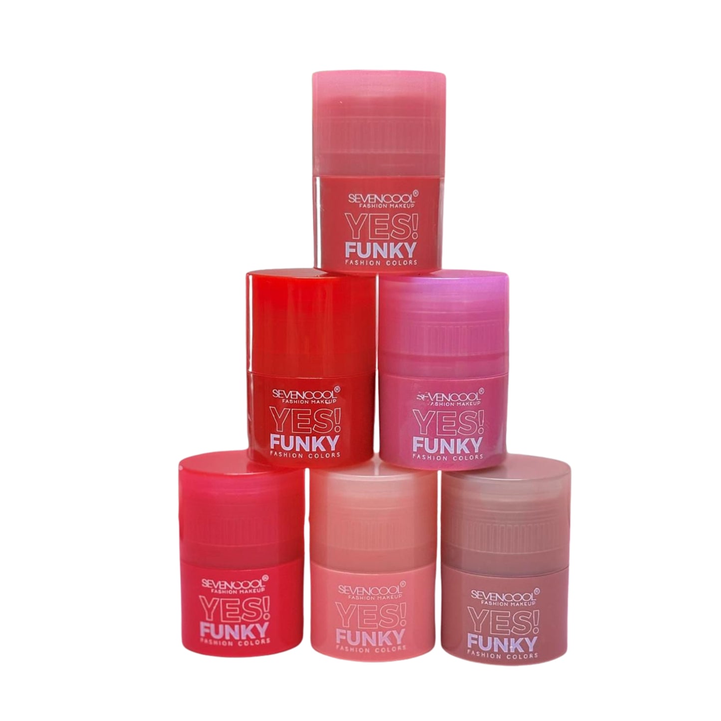 Seven Cool Funky Liquid Blushon 6pcs Set